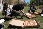 Pizza before the dreaded phylogenetics lecture
