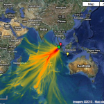 NOAA maps October 25th Indonesian tsunami