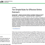 Ten Simple Rules for Effective Online Outreach